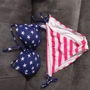 Adore Me American Flag String Bikini